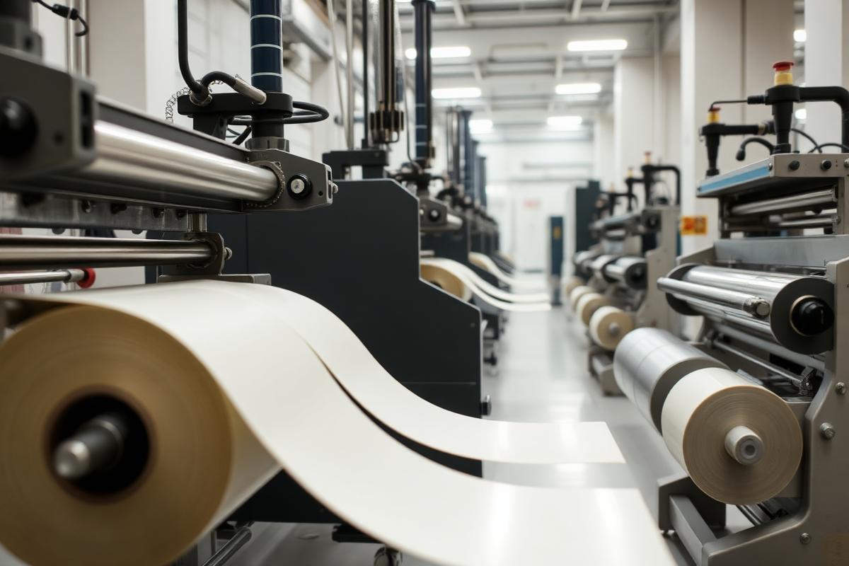 Lavorazione di materiali adesivi